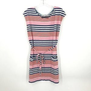 Boden Adriana Multicolored Striped T-Shirt Dress